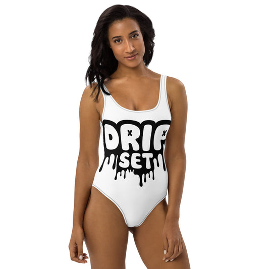DRIP SET SMOKE One-Piece Swimsuit