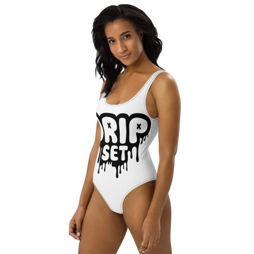 DRIP SET SMOKE One-Piece Swimsuit